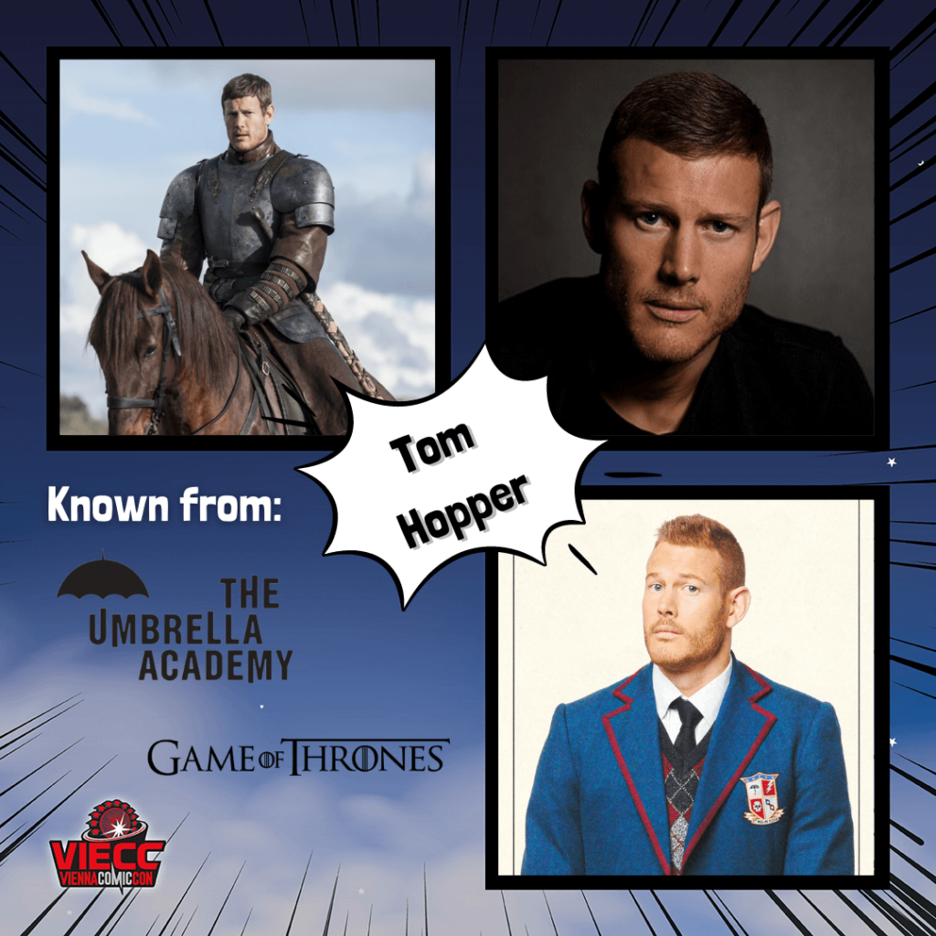 An image collage of Tom Hopper