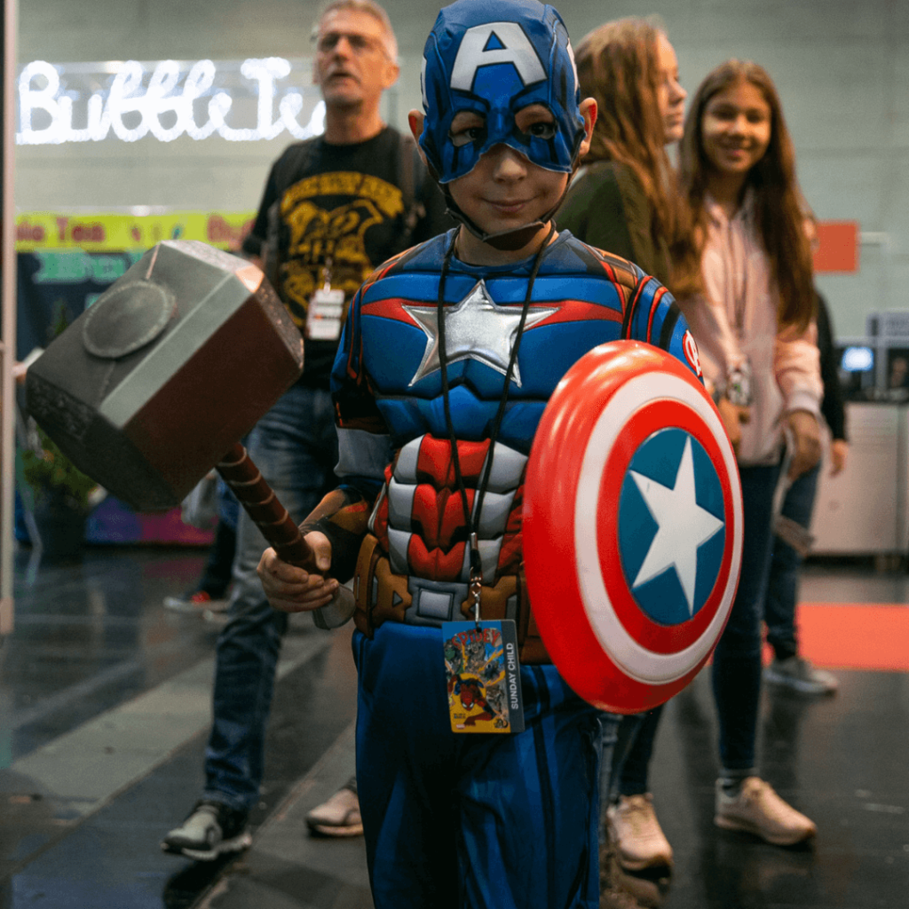 Kids Cosplay, Captain Amerika at VIECC
